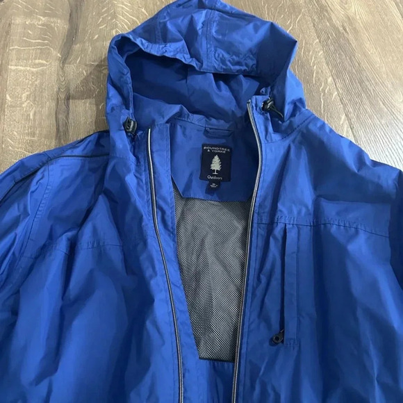 blue rain jacket - Picture 3 of 8